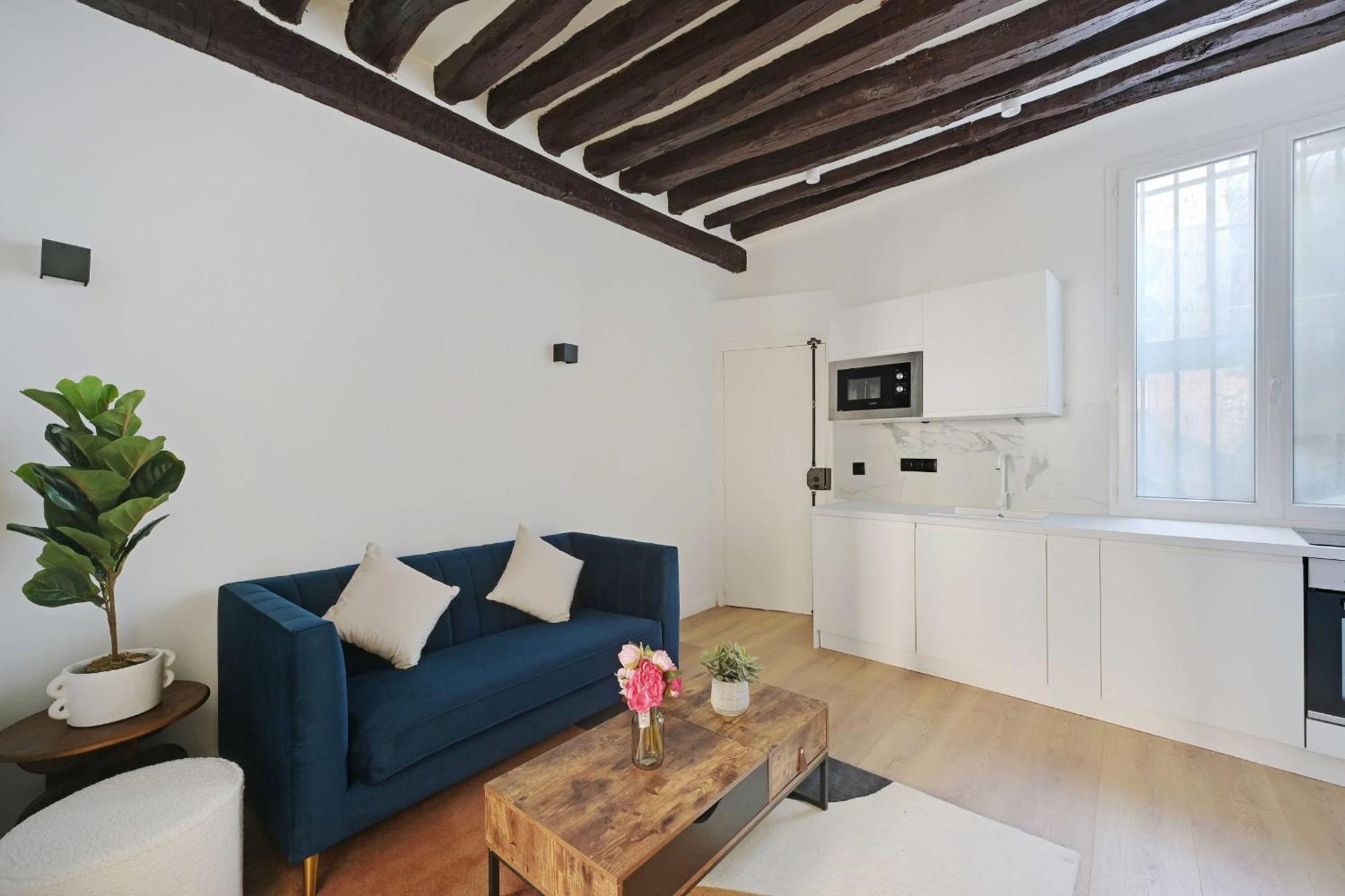 Ferienwohnung Relaxing Urban Getaway, Notre Dame De Paris Exterior foto